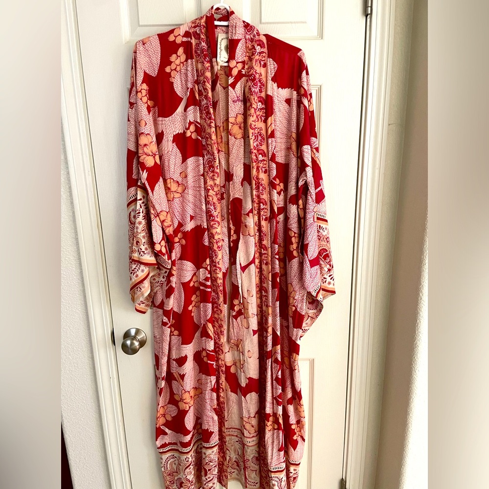 Kimono with tie
